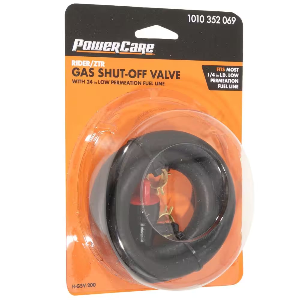 Universal Gas Shut-Off Valve for Lawn Tractors and Zero-Turn Mowers