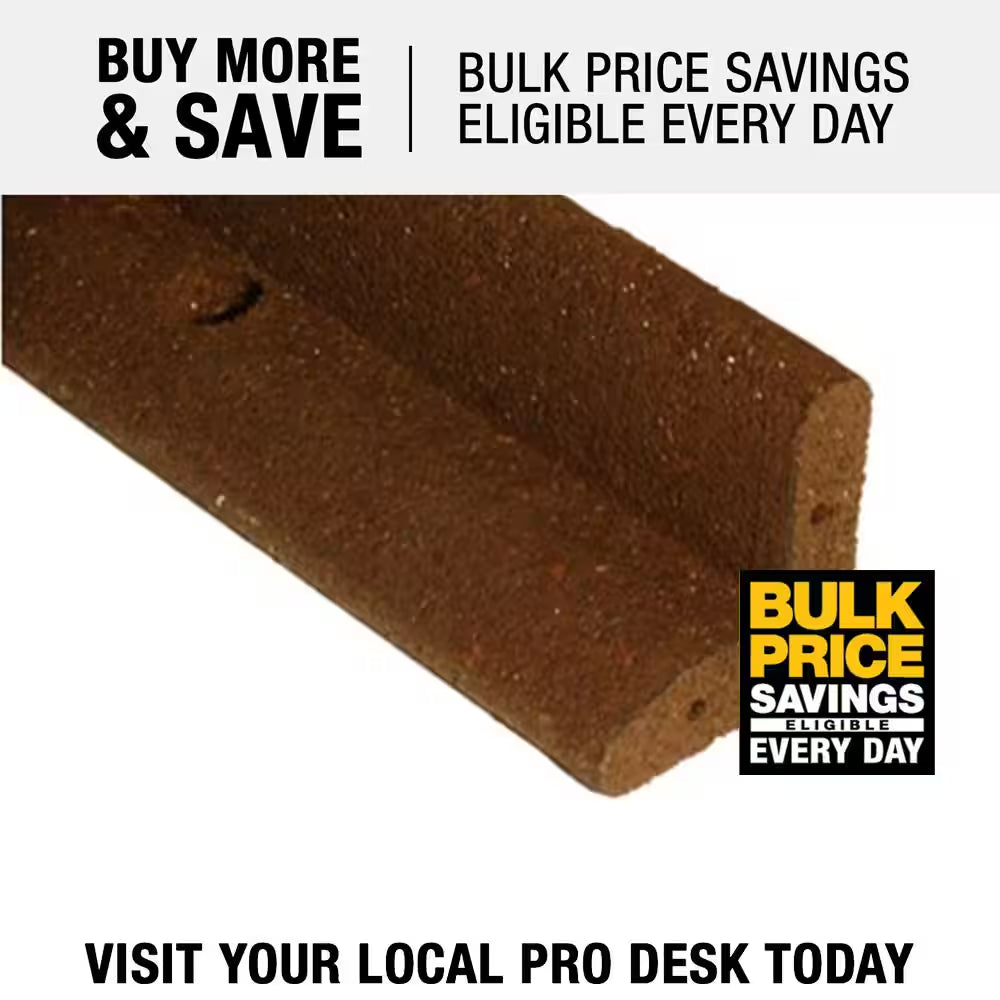 Ecoborder 4 Ft. Brown Rubber Landscape Edging (6-Pack)