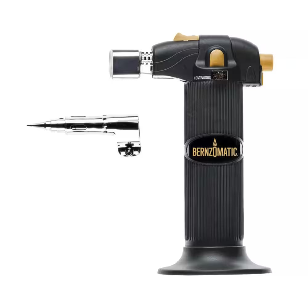 Butane Detail Torch with Soldering Tip, Trigger Ignition and Flame Loc ...
