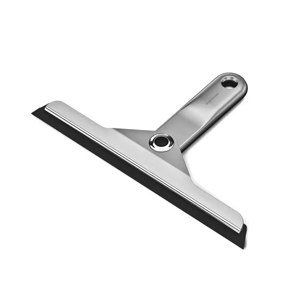 Foldaway Bathroom Shower Squeegee, Stainless Steel