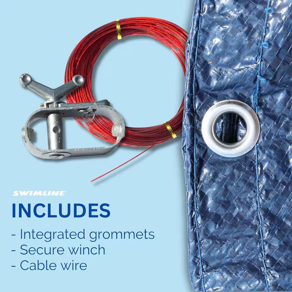 Hydrotools Supreme Guard Winter Cover for 24 Ft. above Ground round Pools