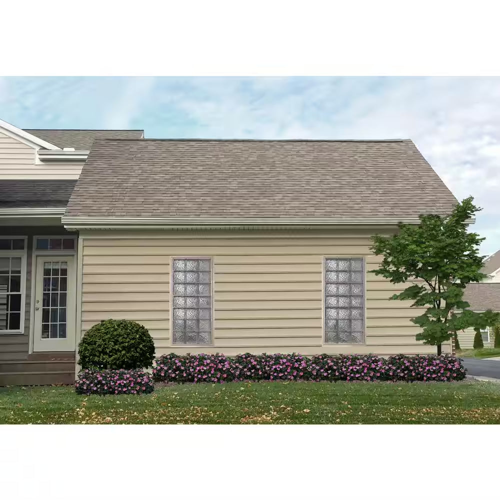 3 In. Thick Series 8 In. X 8 In. X 3 In. (10-Pack) Ice Pattern Glass Block (Actual 7.75 X 7.75 X 3.12 In.)