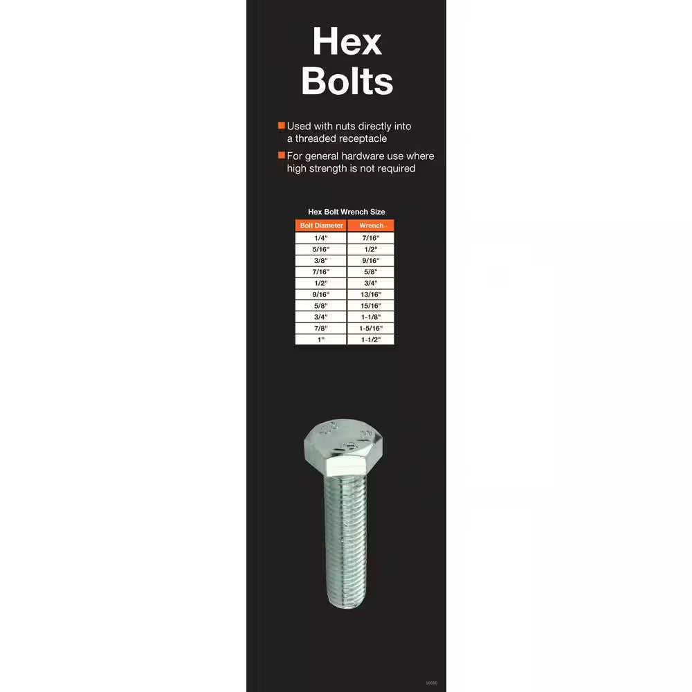 5/16 In.-18 X 6 In. Zinc Plated Hex Bolt (25-Pack)
