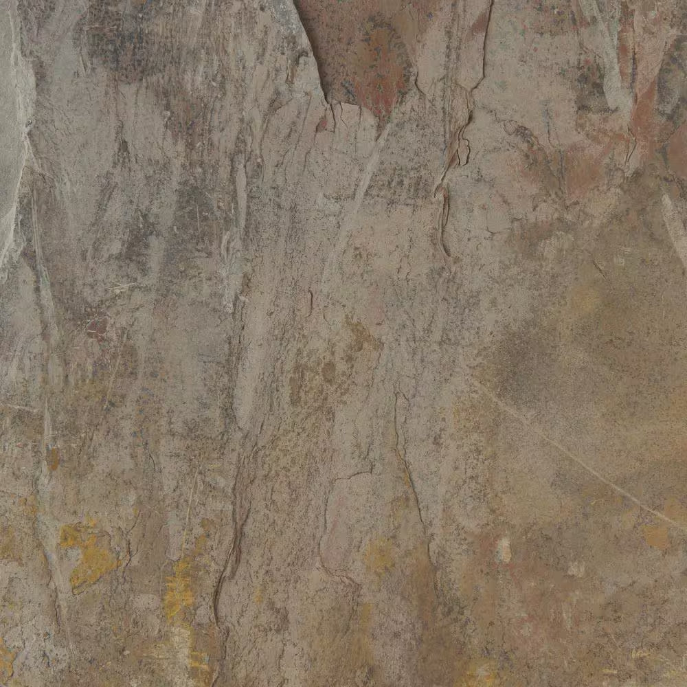 Desert Trail Gauged Textured Stone Look Slate Square Tile 12 In. X 12 In., Floor and Wall (10 Sq. Ft. /Case)