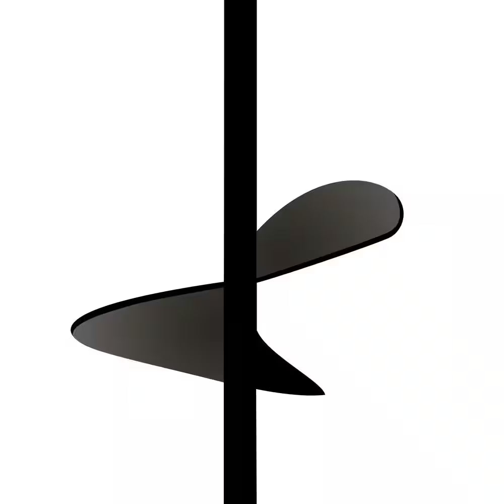 Auger Anchor Kit (Set of 4 Anchors and 4 Clamps) with Steel Construction and Strong Wind Design