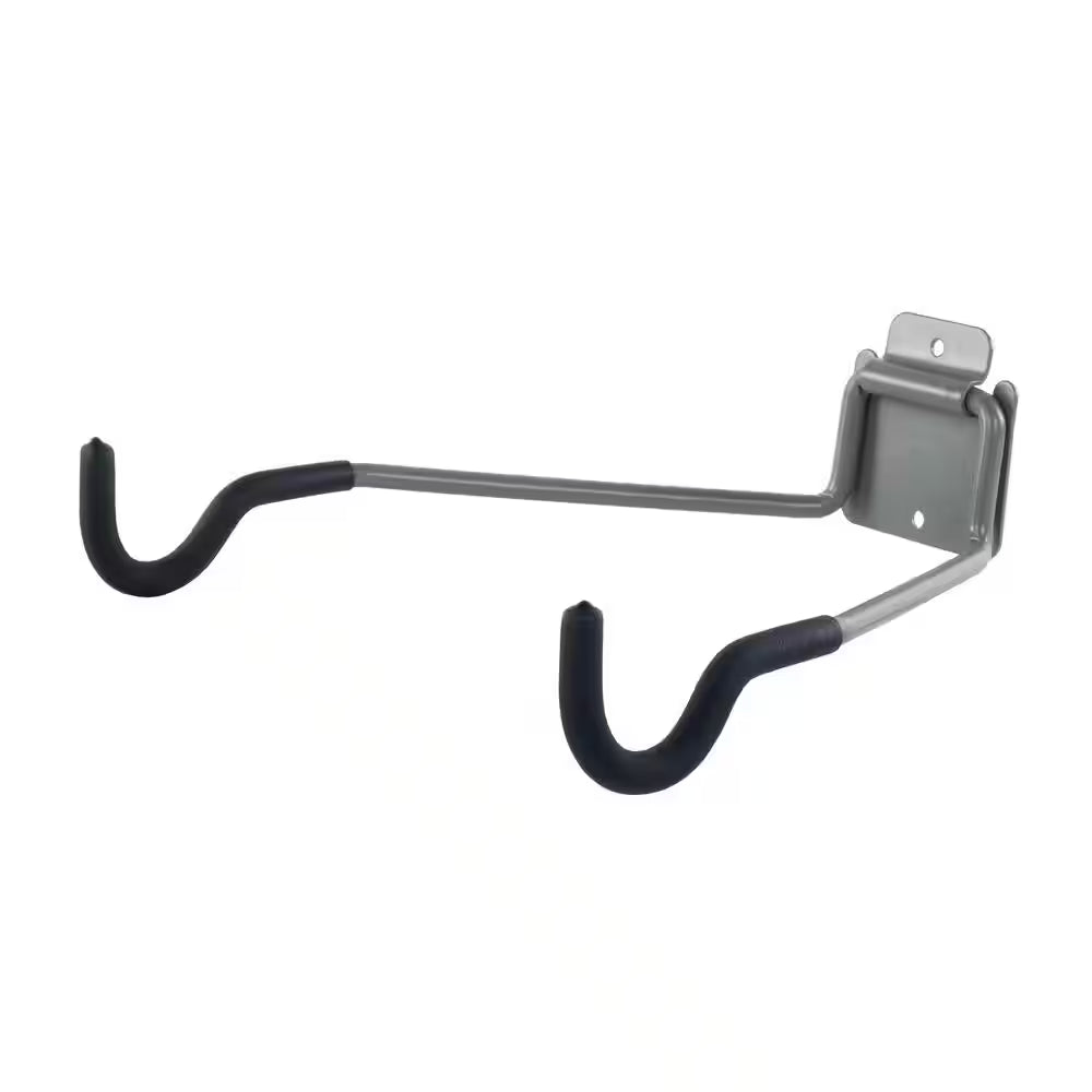 Black 1-Bike Flip up Wall Mounted Garage Bike Wall Hook
