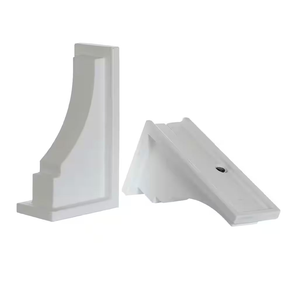 Fairfield White Polyethylene Decorative Corbel