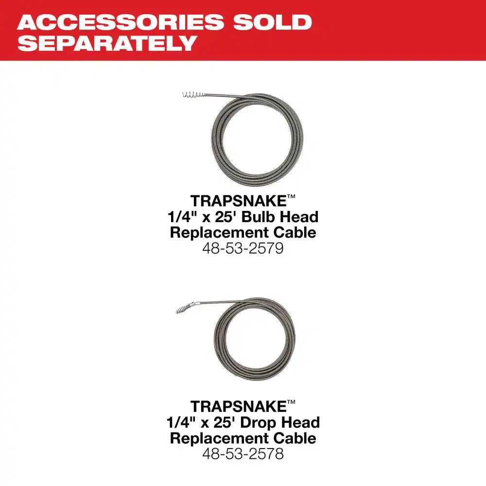 1/4 In. X 25 Ft. Drop Head Cable