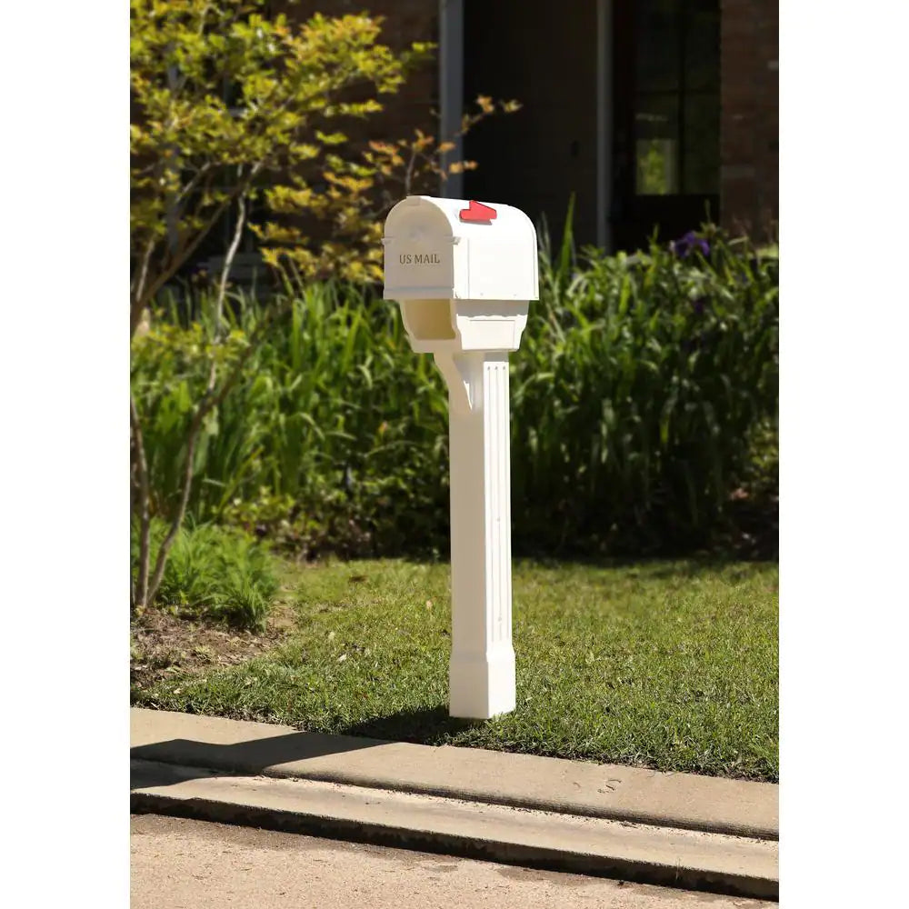 Postal Pro Hampton All-In-One Mailboxes Kit, White