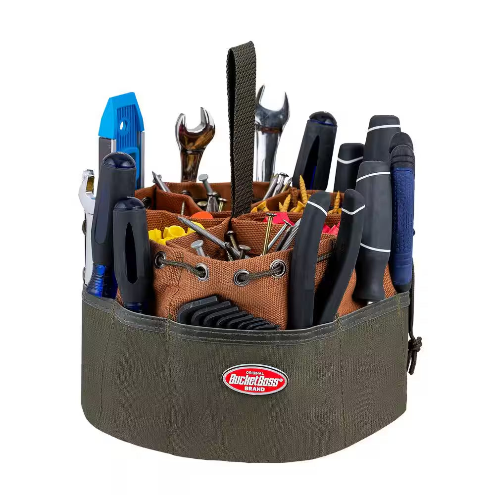 10 In. Parachute Parts Tool Bag in Brown