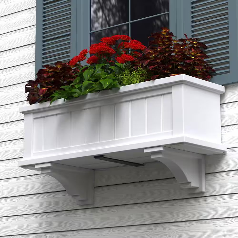 Fairfield White Polyethylene Decorative Corbel