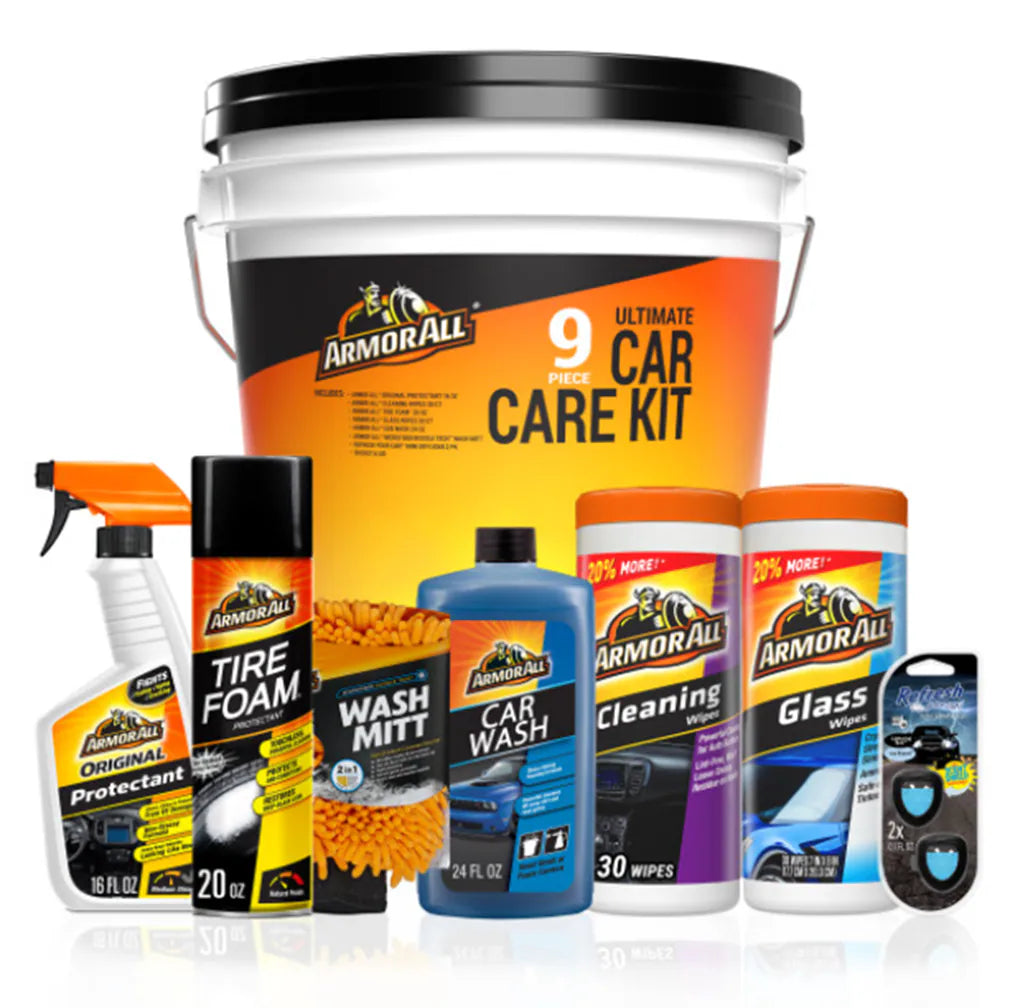 Car Care Kit 9 -Count Spray Car Exterior Cleaner