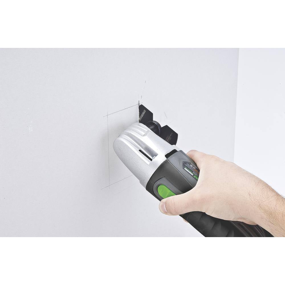1.5 Amp Multi-Purpose Oscillating Tool and 19-Piece Universal Hook-And-Loop Accessory Set with Storage Box