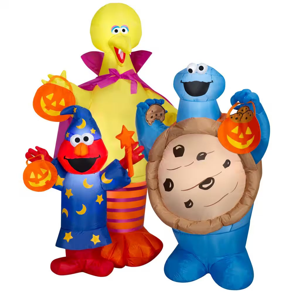 5 Ft. Sesame Street Scene Halloween Inflatable