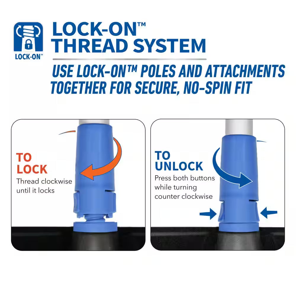 Lock-On 22 In. Foam Rubber Floor Squeegee (5-Pack)