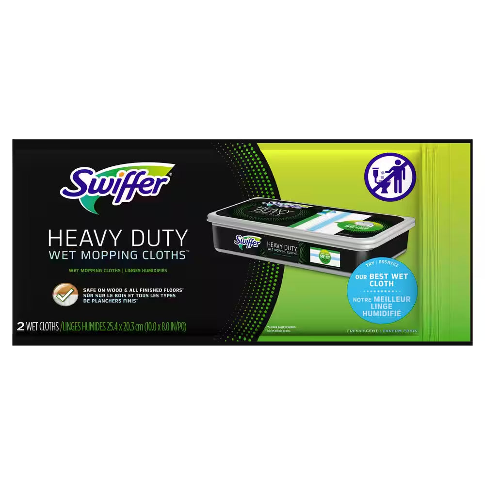 Sweeper 2-In-1 Dry and Wet Multi-Surface Mopping Starter Kit (1-Mop, 10-Refills)