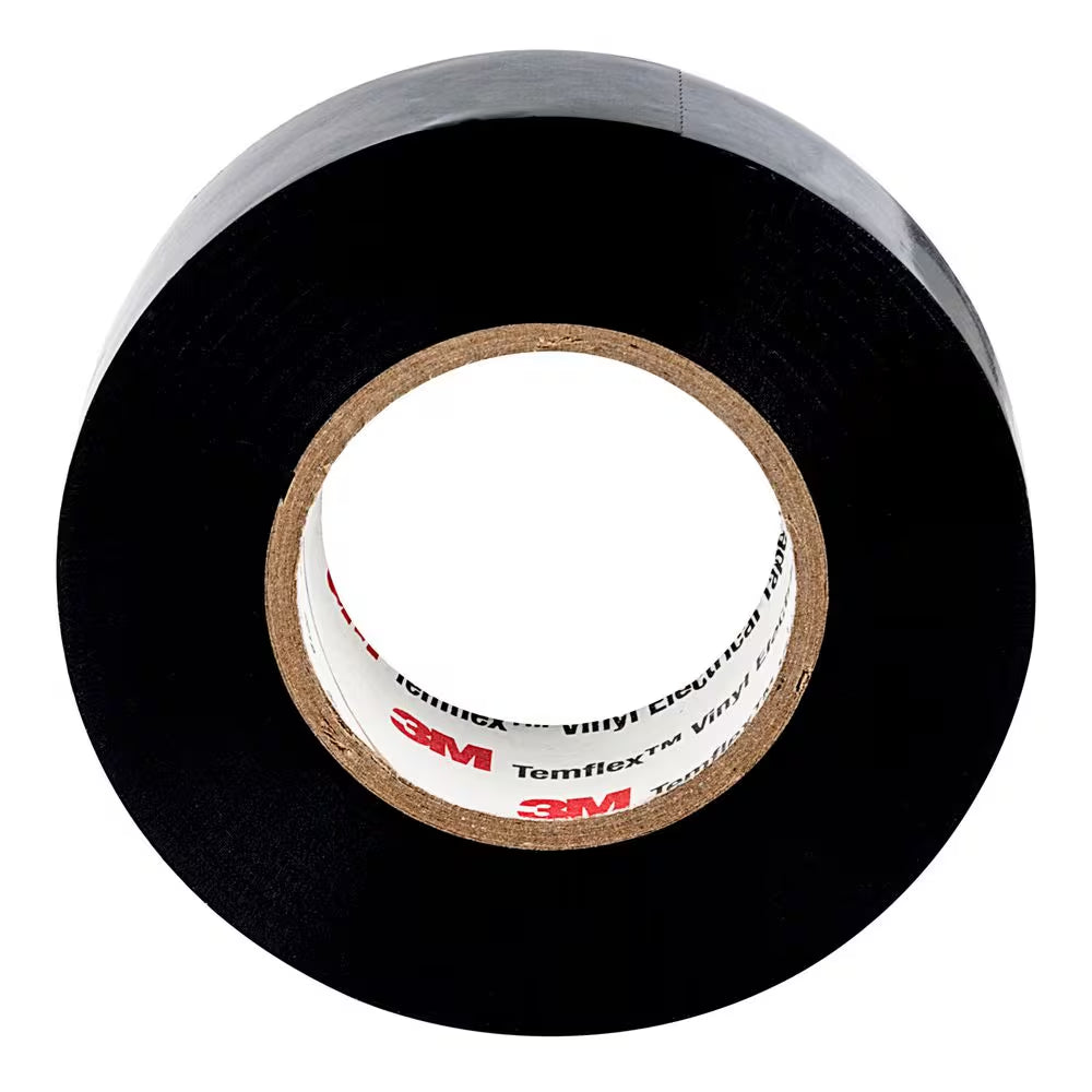 Temflex 3/4 In. X 60 Ft. 1700 Electrical Tape Black (5-Pack)