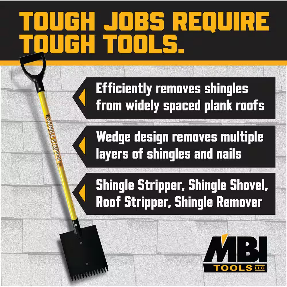 46 In. Fiberglass Shingle Stripper Roof Shovel (2-Pack)
