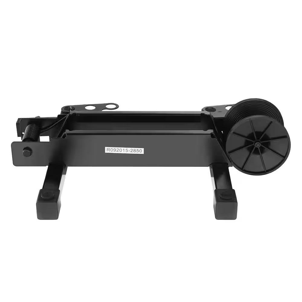 Black 1-Bike Foldable Floor Stand Garage Bike Rack