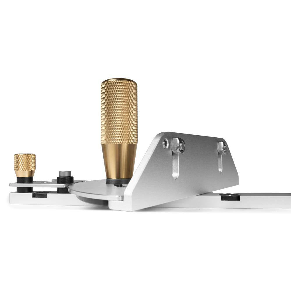 Steel and Brass Premium Miter Gauge, 27 Angle Stops for Table Saws, Router Tables, Band Saws and Woodworking Tools