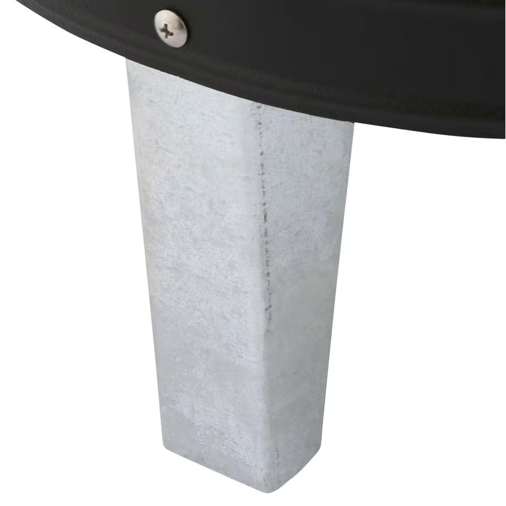 Double Grid Charcoal Water Smoker in Black