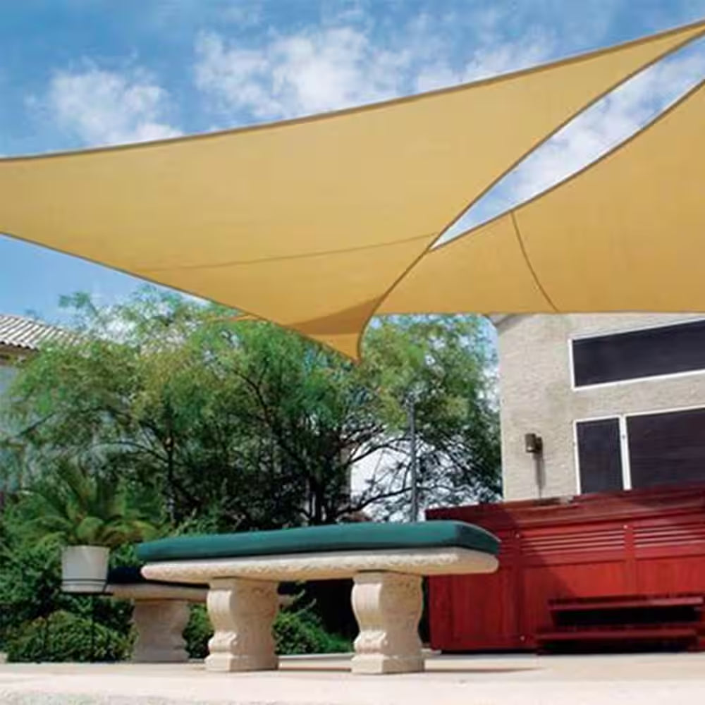 Coolhaven 12 Ft. X 12 Ft. Sahara Triangle Shade Sail with Kit