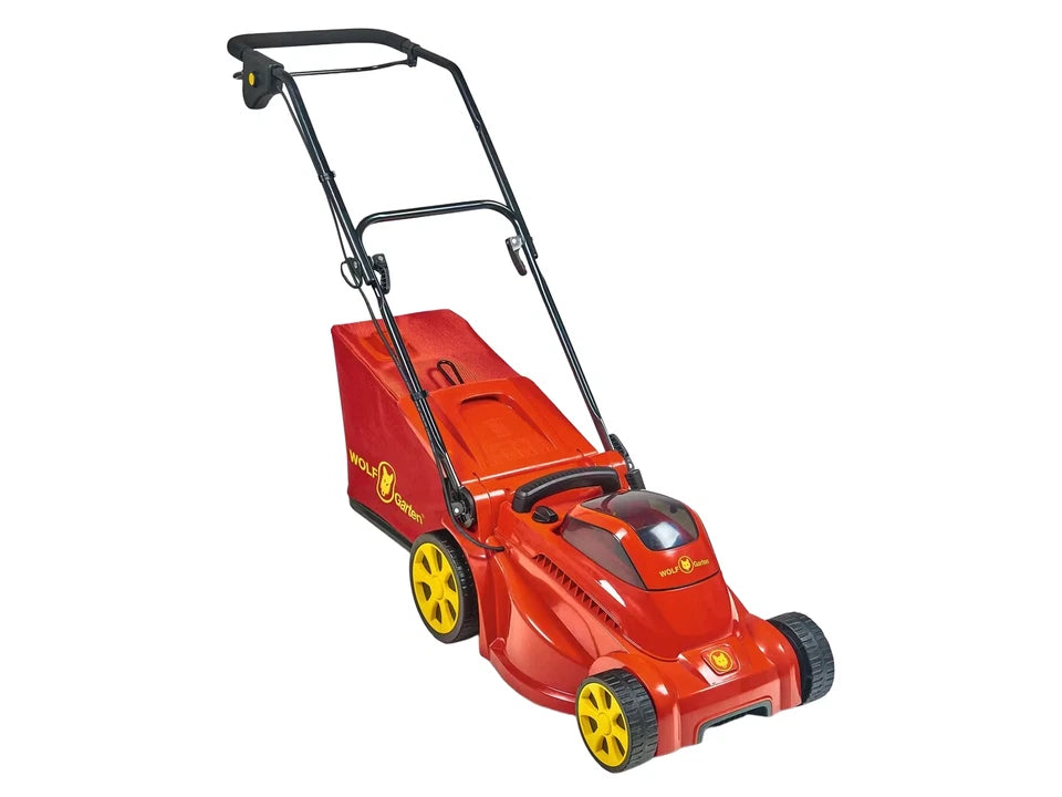 Wolf Garten cordless lawnmower Lycos 40/370 M with battery + charger cutting width 34cm