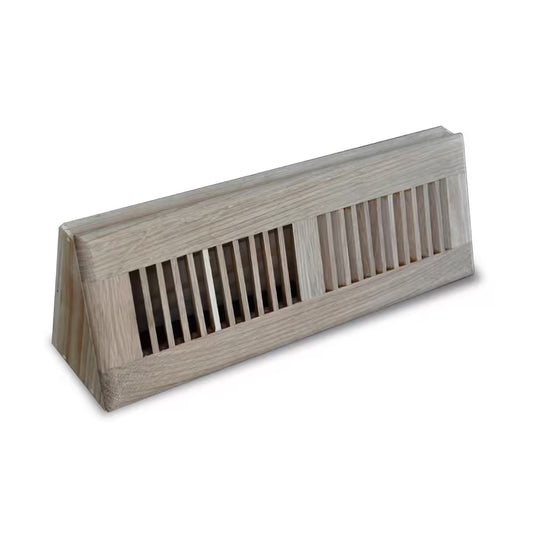 15 In. Wood Oak Baseboard Unfinished Diffuser