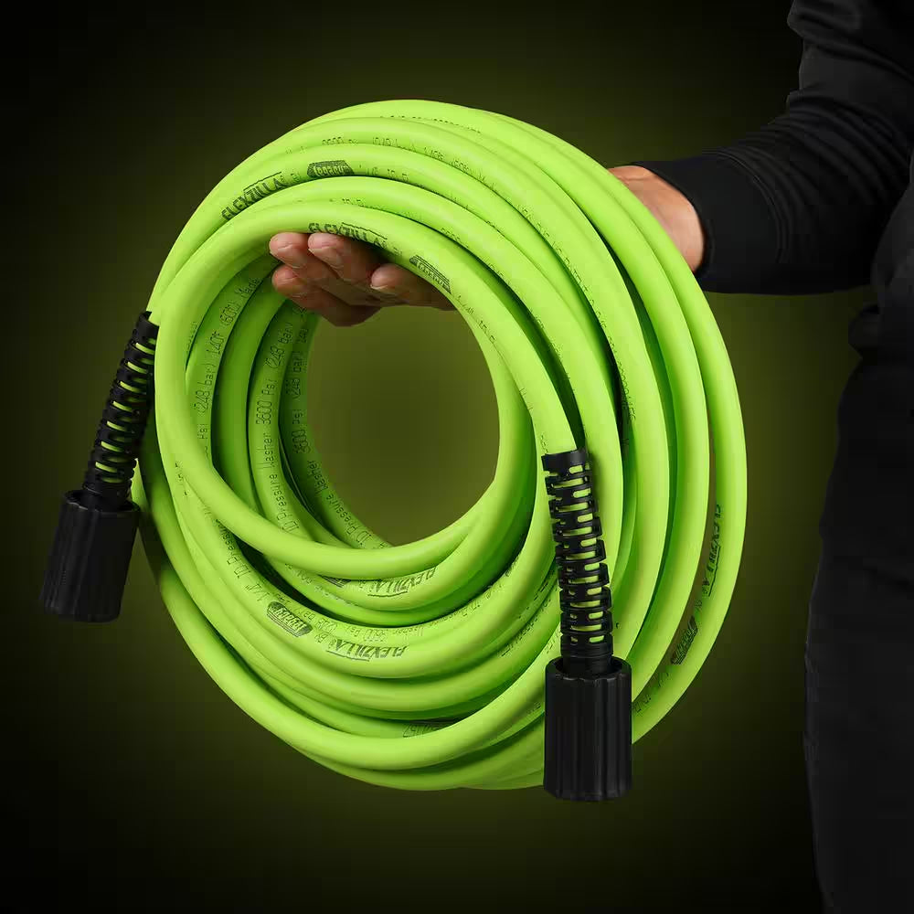 1/4 In. X 50 Ft. 3100 PSI M22 Fittings No Kink Flexible Pressure Washer Hose