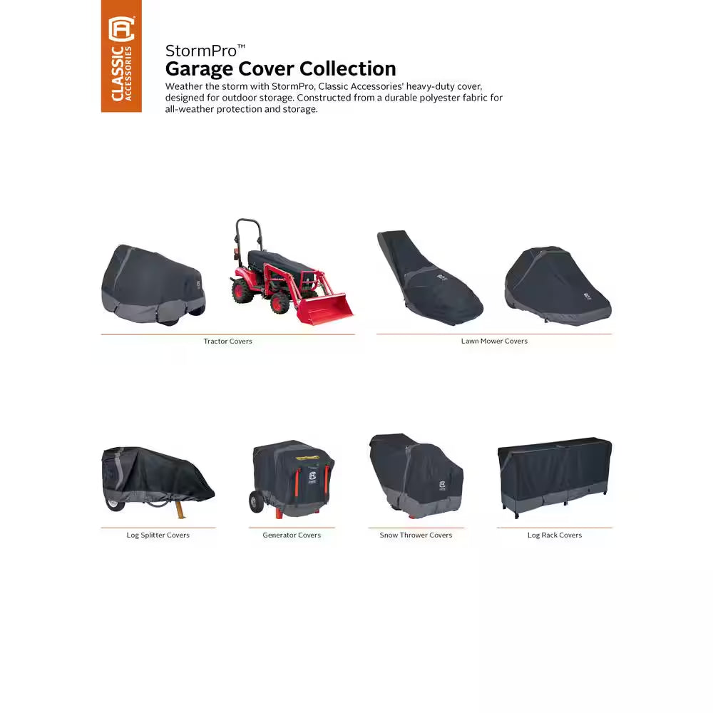 Stormpro Rainproof 75 In. L X 27 In. W X 23 In. H Heavy-Duty Lawn Mower Cover