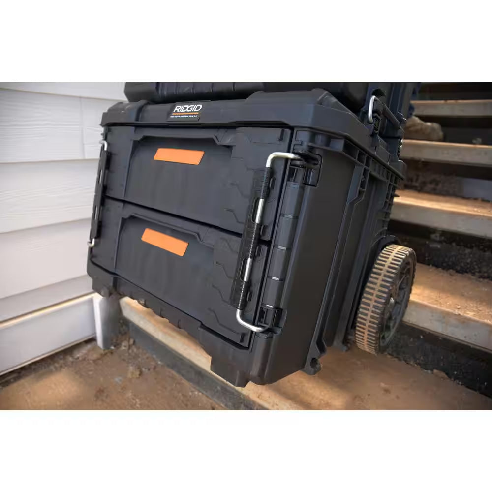 2.0 Pro Gear System 22 In. XL 2 Drawers Modular Tool Box Storage