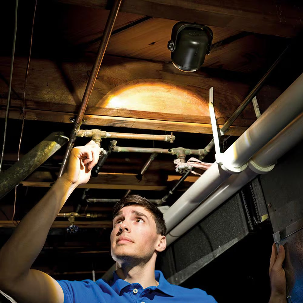 Wireless Motion Activated Integrated LED Mini Spotlight, Brown