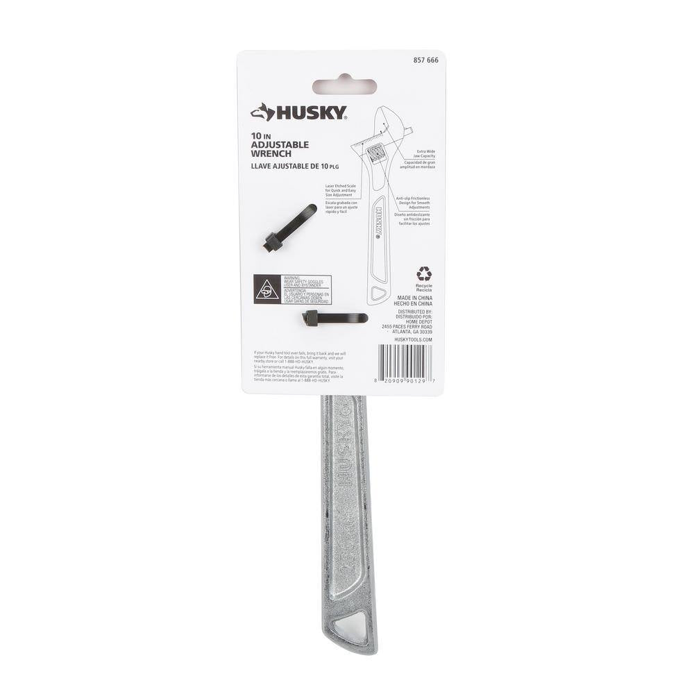 10 In. Adjustable Wrench