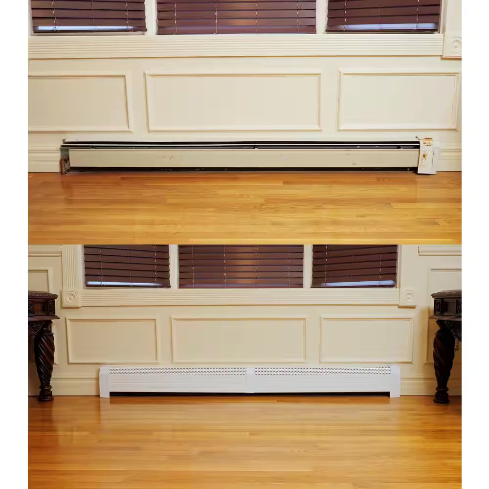 30/07 Original Series Left End/Wall Cap - Hot Water Hot Water Baseboard Cover (Not for Electric Baseboard)