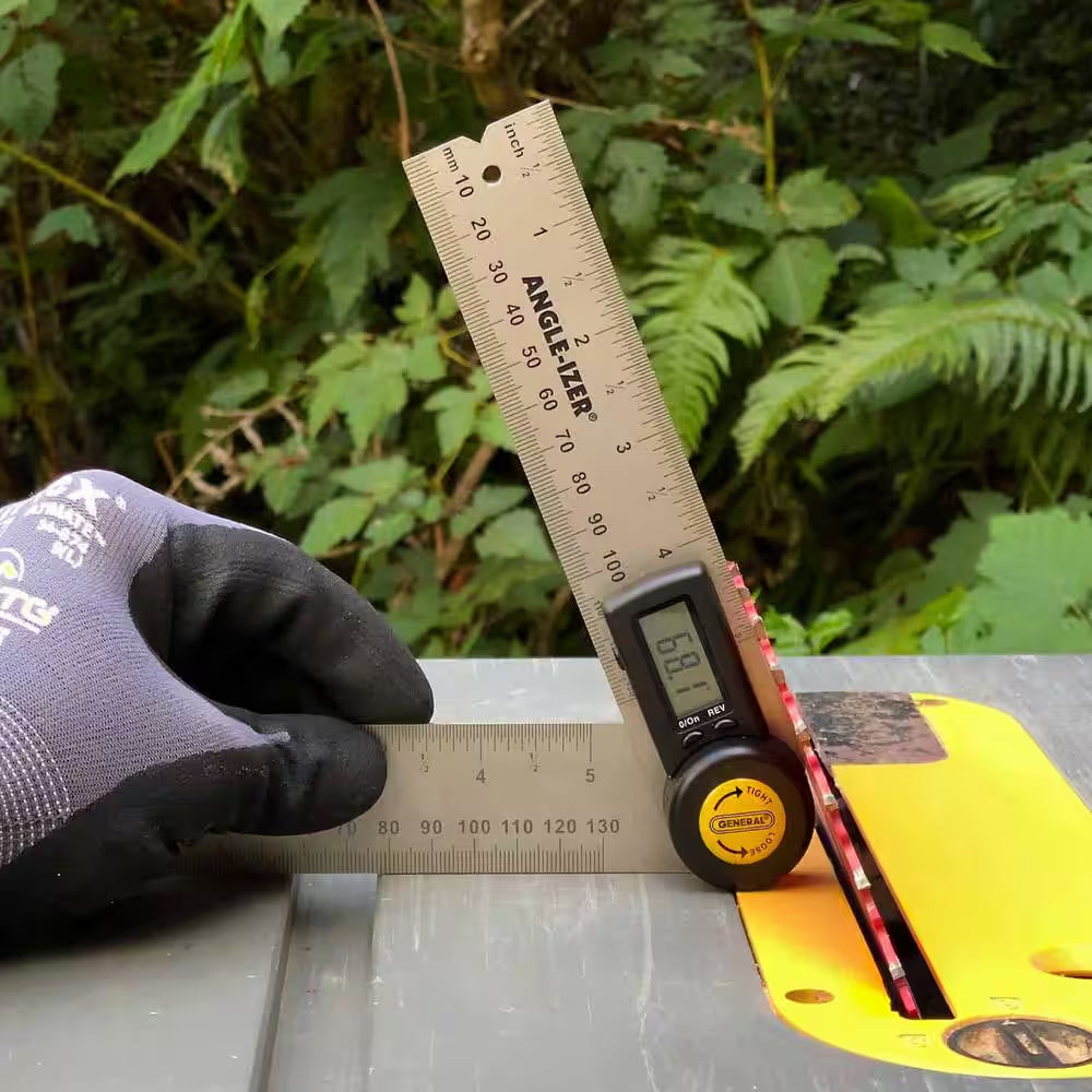 5 In. Digital Reversible Angle Finder with Angle Lock and Large LCD Readout