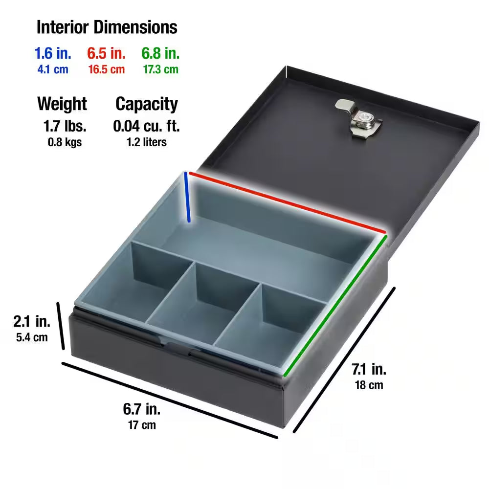 0.04 Cu. Ft. Money Safe Cash Box