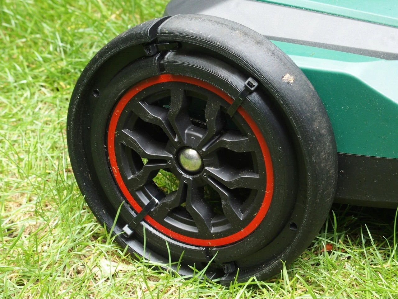 Conversion to 75mm cutting height for Parkside PRMHA 20-Li B2