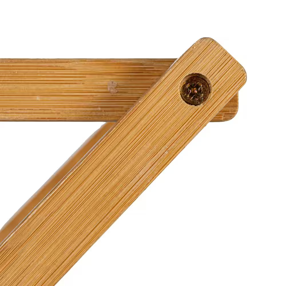 Black 39.37 In. X 14.17 In. X 23.62 In. Bamboo Free Standing Folding Drying Rack