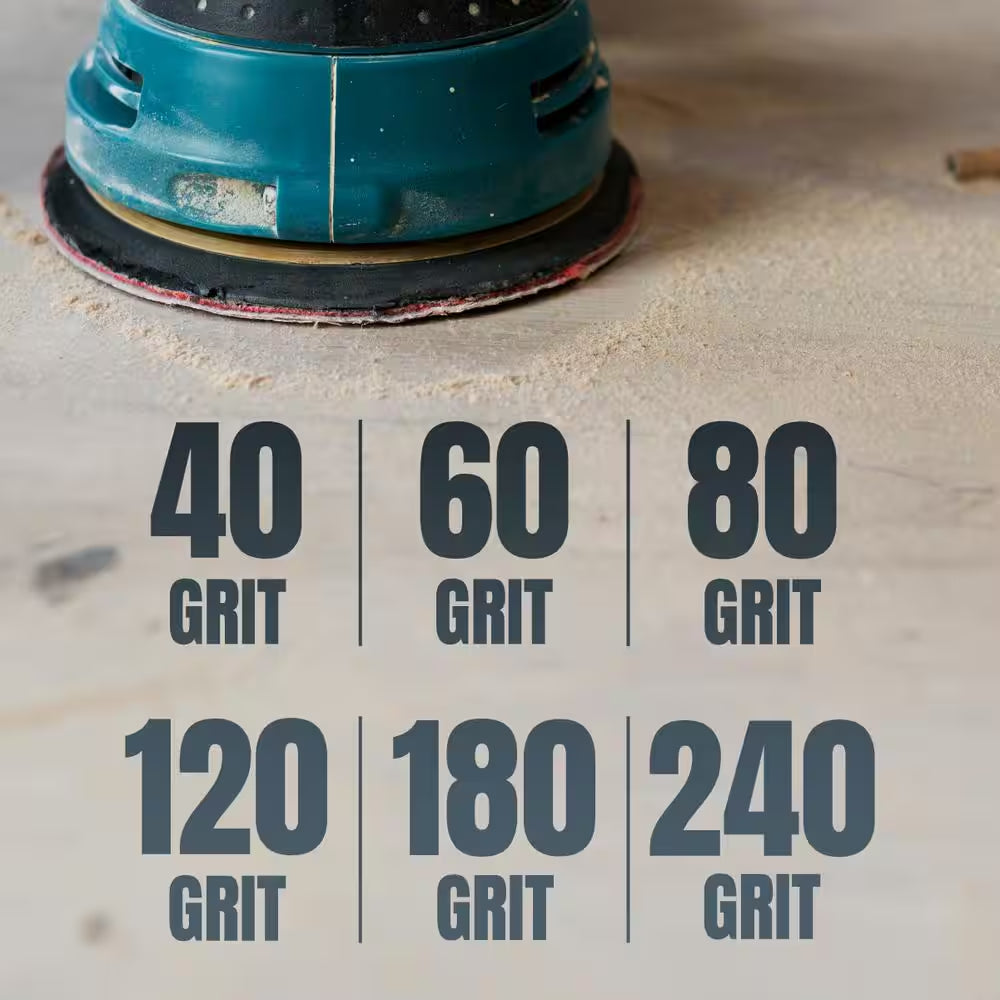 8 In. 120 Grit PSA Aluminum Oxide Sanding Disc/Self Stick (10-Pack)