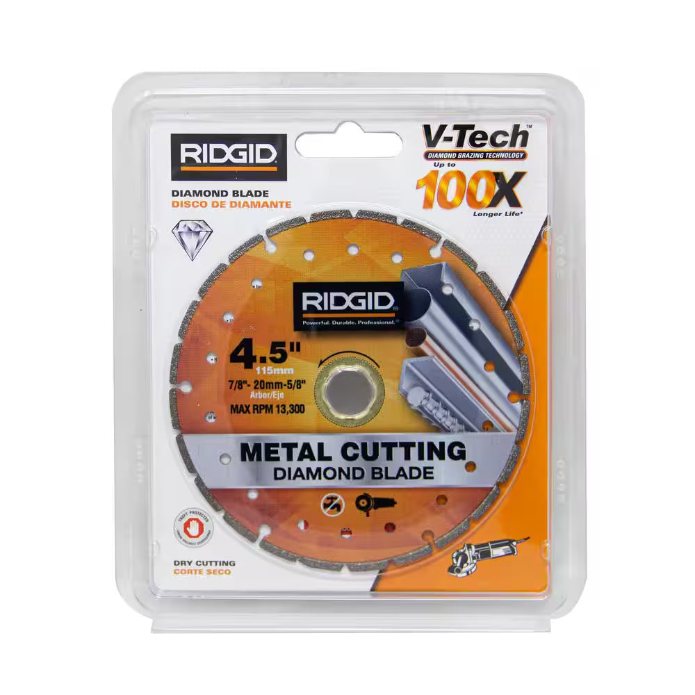 4.5 In. Metal Segmented Rim Cutting Diamond Saw Blade for Metal Cutting