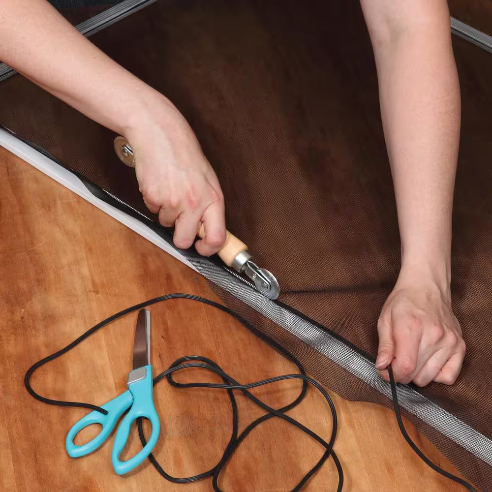 0.140 In. X 25 Ft. Black Screen Spline