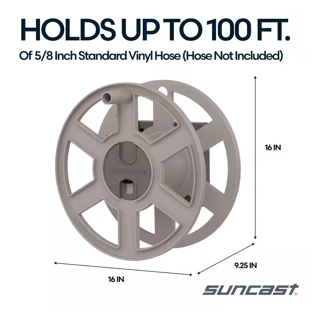 100 Ft. Sidewinder Wall Mount Hose Reel, Light Taupe