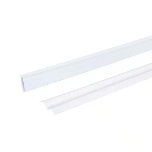 6 Ft. X 10 Ft. Composite Vinyl White Chain Link Privacy Fence Slat