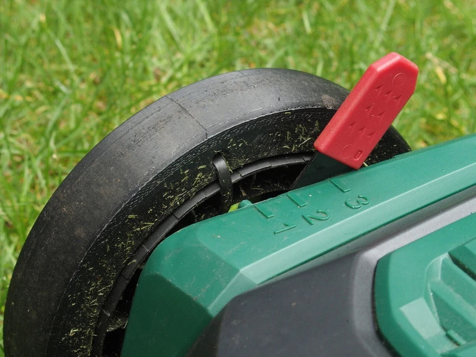 Conversion to 75mm cutting height for Parkside PRMHA 20-Li B2