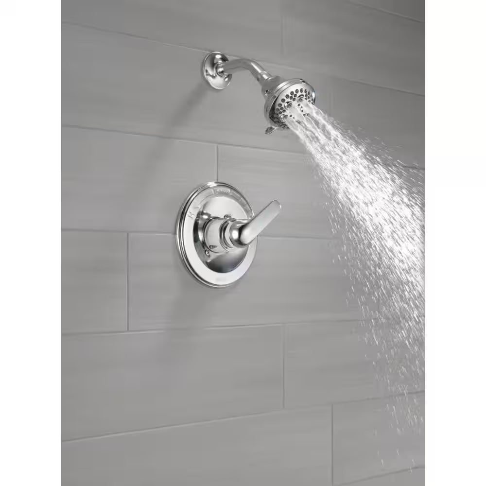 Classic Single-Handle 5-Spray Shower Faucet in Chrome (Valve Included)