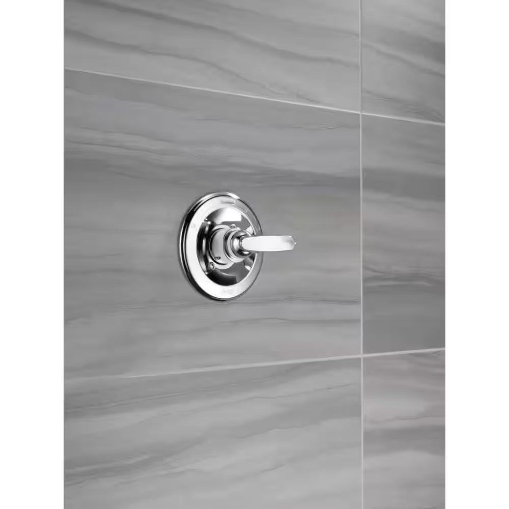 Foundations 1-Handle Wall-Mount Valve Trim Kit in Chrome (Valve Not Included)