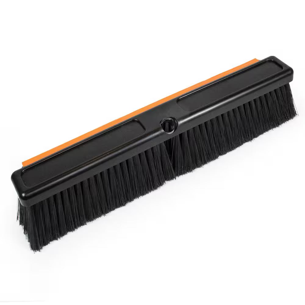 18 In. Interchangeable Push Broom with Squeegee Blade Head