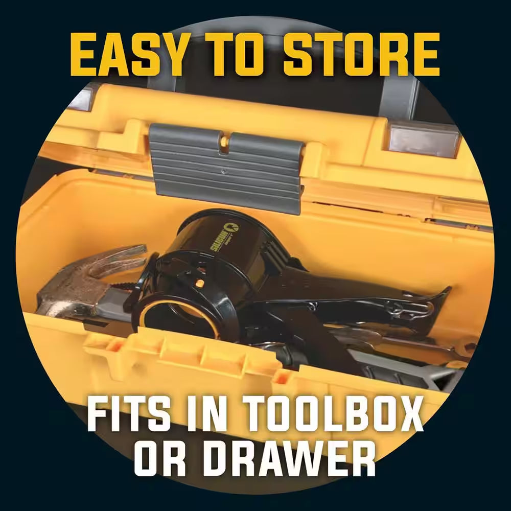 4 In. Super Compact Heavy-Duty Drip-Free Caulk Gun for 10 Oz Tubes - (Tool Only)