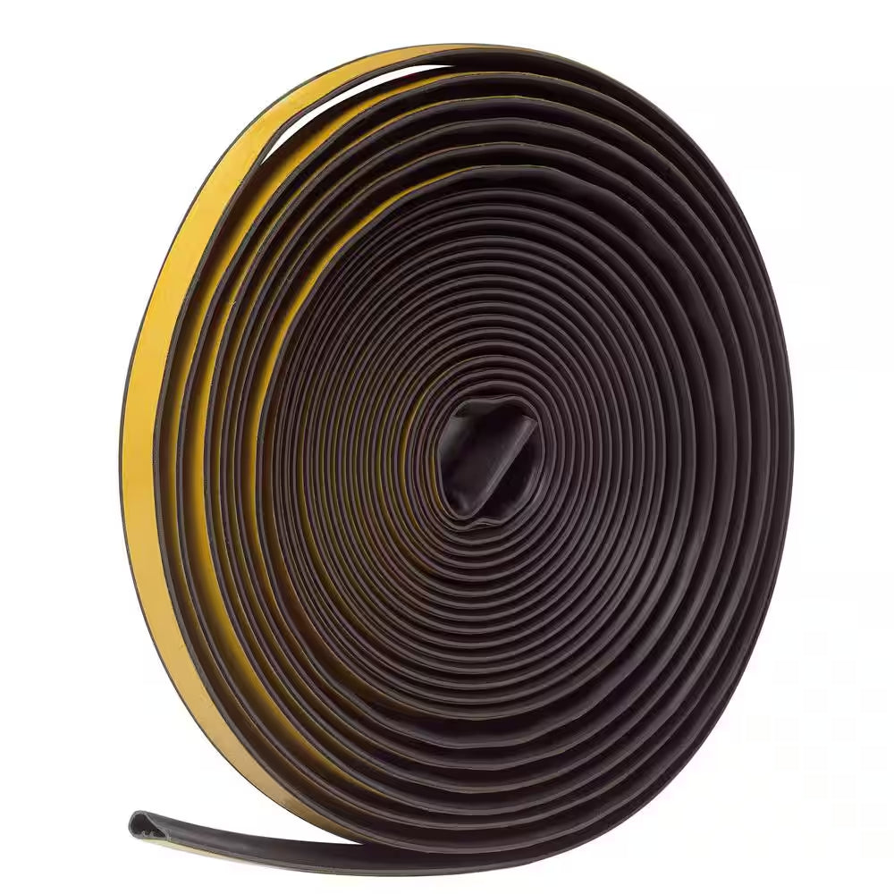 1/2 In. X 1/4 In. X 20 Ft. Brown Silicone Self-Stick Weatherseal