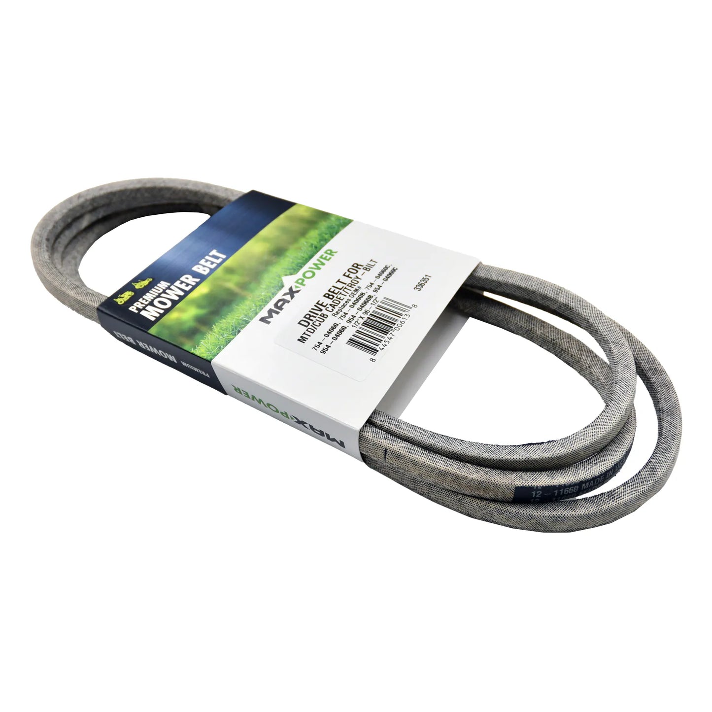 1/2-In X 96.5-In Drive Belt, for 42-In Riding Lawn Mowers , Replaces OEM Part Number 754-04060,754-04060B,754-04060C,954-04060,954-04060B